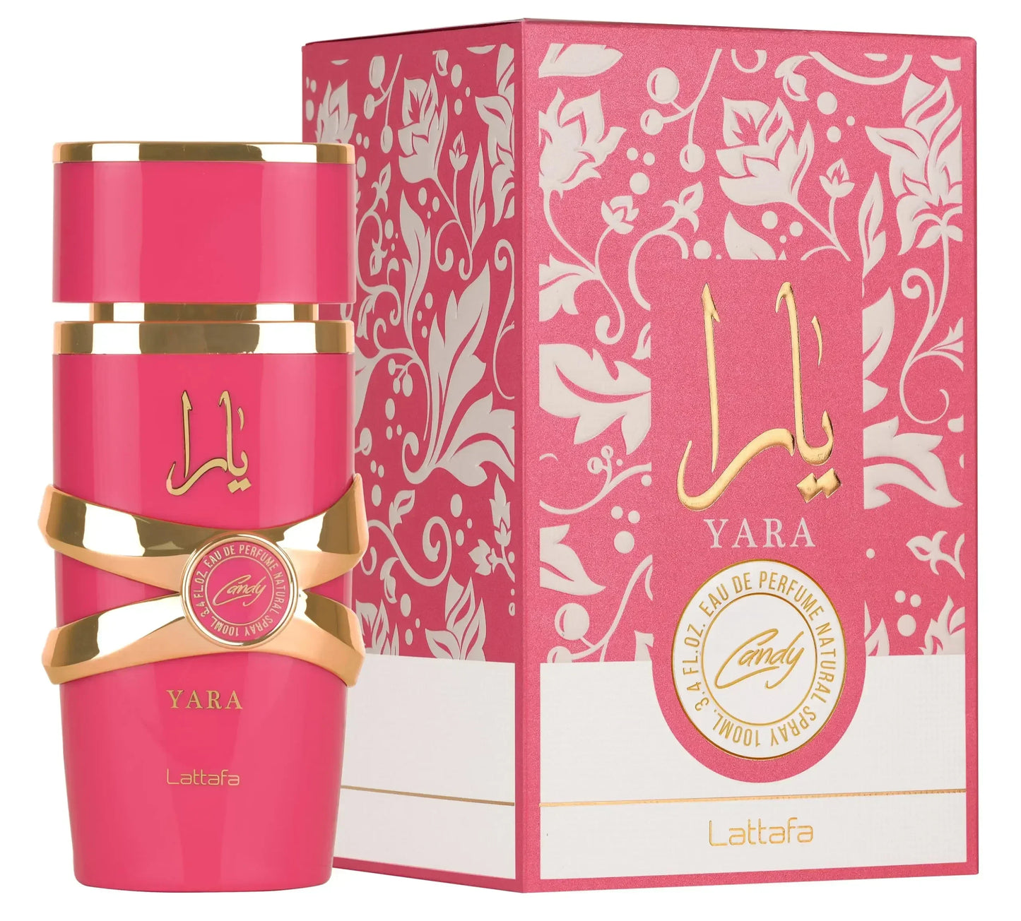 Yara Candy | Lattafa Eau de Parfum – Unisex EDP Spray (3.4 oz / 100 ml)