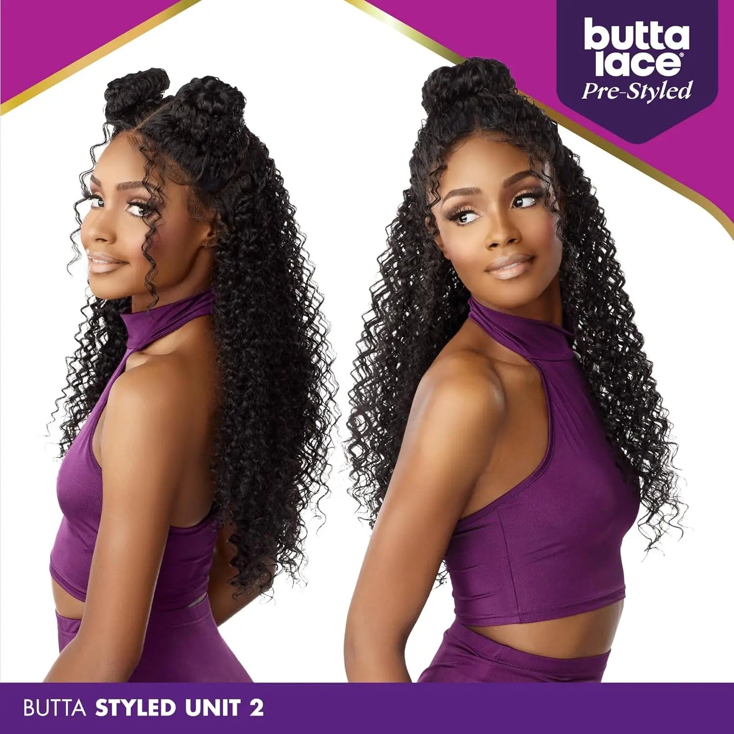 Sensationnel Butta Pre-Styled HD Lace Front Wig Glueless Unit 2 - Effortless Style, Natural Finish, Easy to Wear
