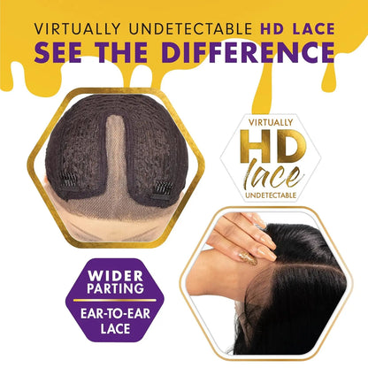 Sensationnel Butta Lace HD Lace Front Wig Unit 34 – Long Natural Body Wave, Pre-Plucked, Natural Look, Heat Safe