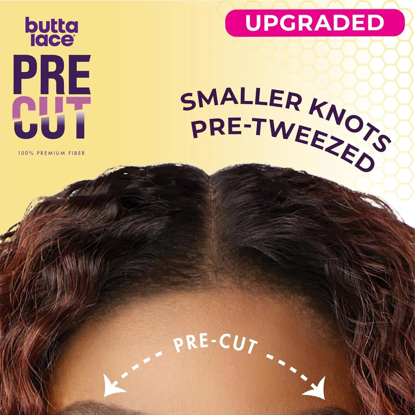 Sensationnel Butta Pre-Cut HD Lace Front Wig Glueless Unit 4 - Long, Tight Curly Style, Pre-Plucked Hairline, Ready-to-Wear