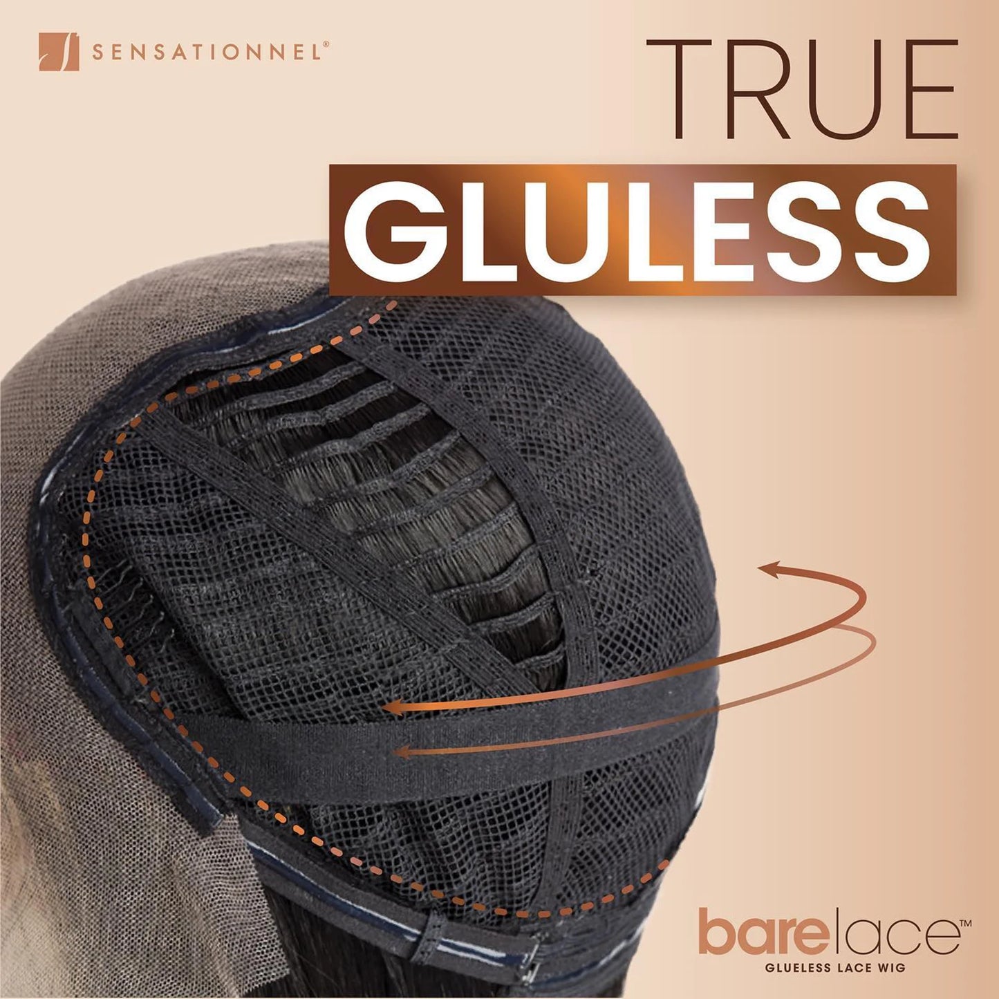 Sensationnel Glueless BareLace HD Lace Front Wig 13X6 Unit 4 – Layered Long Barrel Curls, Glueless, Pre-Plucked, Heat Safe