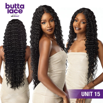 Sensationnel Butta Lace HD Lace Front Wig Unit 15 - Long, Deep Wave Style, Natural Look, Soft & Smooth Texture