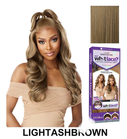 13X6 Wigs - Glenna Lacefrontal Glueless Synthetic With Natural Density Preplucked Hairline