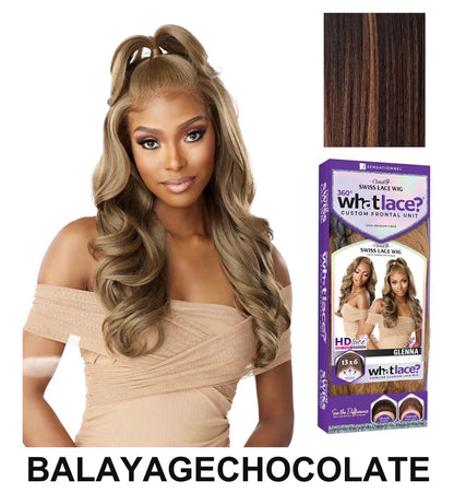13X6 Wigs - Glenna Lacefrontal Glueless Synthetic With Natural Density Preplucked Hairline