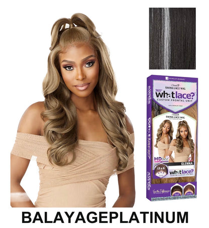 13X6 Wigs - Glenna Lacefrontal Glueless Synthetic With Natural Density Preplucked Hairline