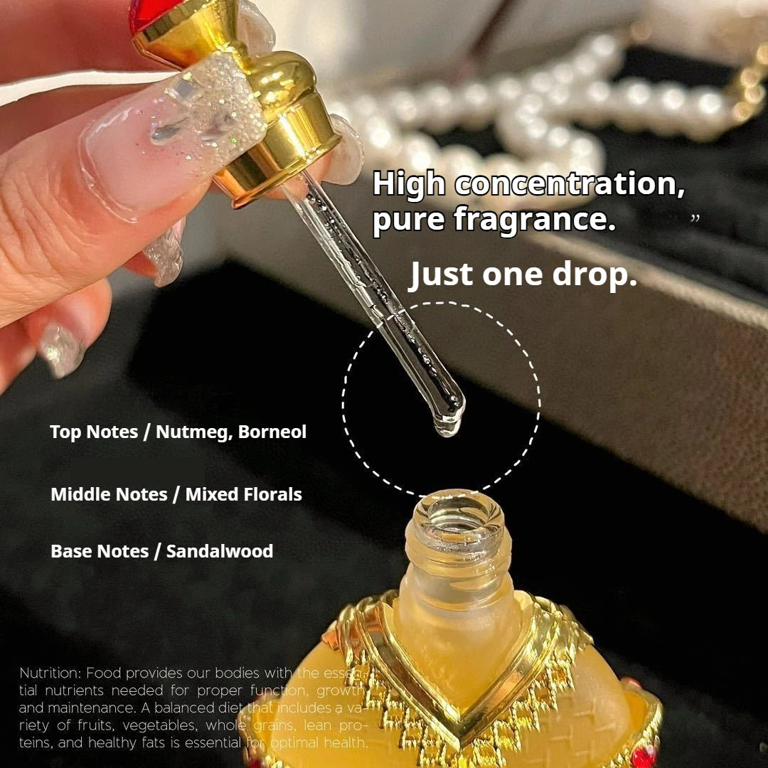 Khadlaj | Arabic Pheromone Perfume Oriental Gold Concentrated Perfume Refreshing Fragrance Perfume Essential Oil Long-Lasting Fragrance