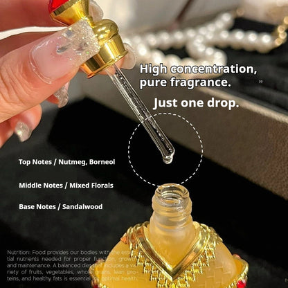 Khadlaj | Arabic Pheromone Perfume Oriental Gold Concentrated Perfume Refreshing Fragrance Perfume Essential Oil Long-Lasting Fragrance