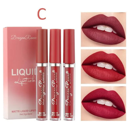 3-Piece Lip Gloss Set | Waterproof, Long-Lasting, High-Color Shine