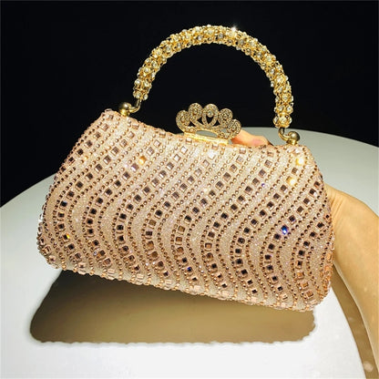 Elegant Purse Trend Luxury Designer Chain Shoulder Bag Women's Handbags Wallets Evening Bags for Wedding Bolso