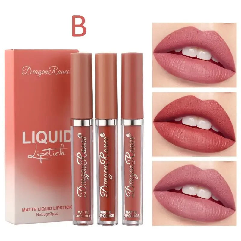 3-Piece Lip Gloss Set | Waterproof, Long-Lasting, High-Color Shine