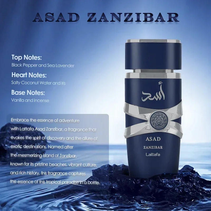 Zanzibar | Eau De Parfum Body Spray Deodorants Men Lasting Fragrances