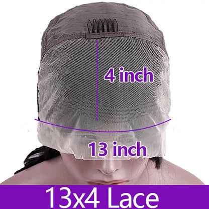 Luna | Straight 13x6 | 13x4 Lace Frontal Wig 613 Colored Lace Frontal 200 Density 46 Inch Human Hair Wigs For Women