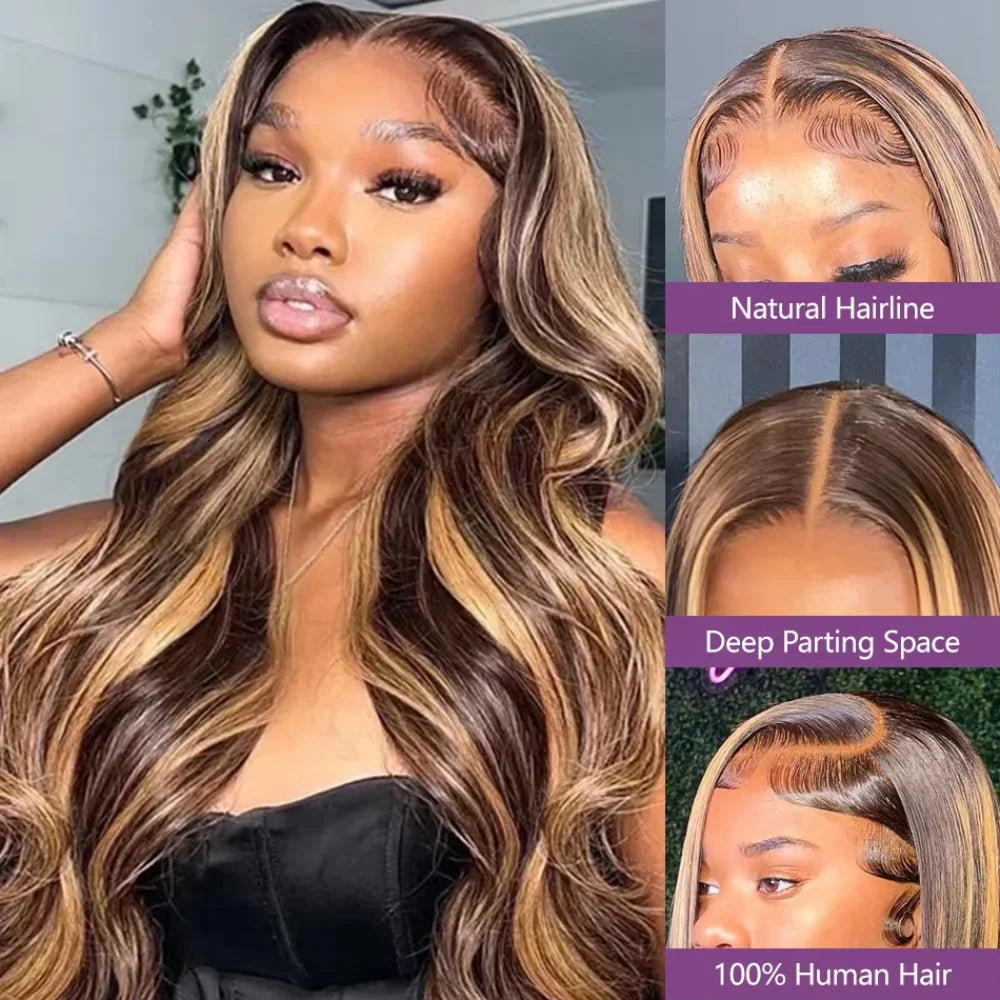 Aurelia Body Wave HD Lace Frontal Wig – 13x6 Human Hair Wig, 200% Density, Premium Body Wave for Women