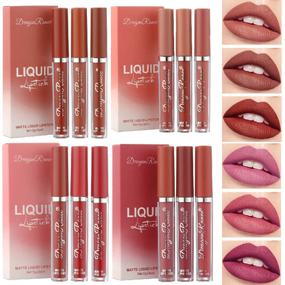 3-Piece Lip Gloss Set | Waterproof, Long-Lasting, High-Color Shine